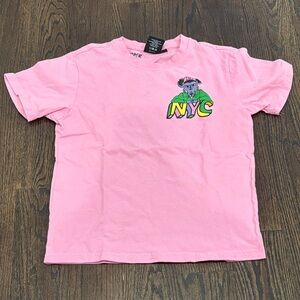 Overtime Kids’ Pink NYC Graphic Tee Size Medium
